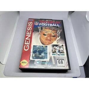 Troy Aikman Football Sega Genesis